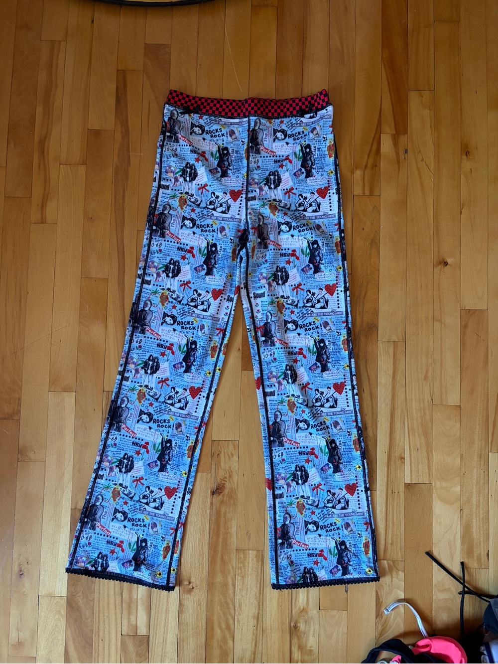 Strawberry Western workout pants
